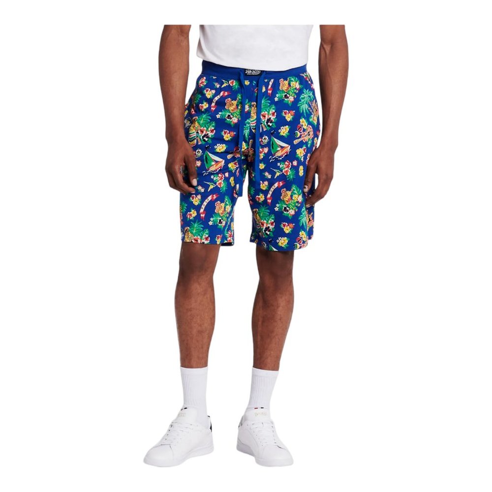 POLO Ralph Lauren Cotton Shorts Loungewear Sleepwear Hawaiian Bear Print